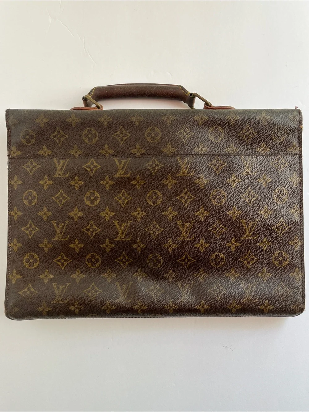 Vintage Louis Vuitton Monogram Canvas Briefcase